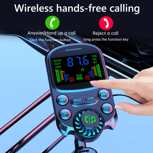 Kit Manos Libres Bluetooth, Receptor De Audio Auxiliar, Carg