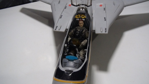 Miniatura Aviao Jet Sky Striker Xp21f G.i. Joe Cinza Hasbro