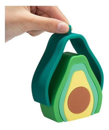 Imagen 8 de 8 de Juguete Didactico Palta De Silicona Mordedor Para Bebe Juego