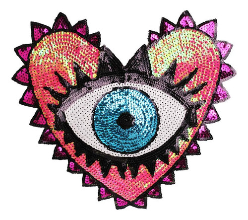 Parche De Lentejuelas Forma De Corazón, Bordar, Ropa, ...