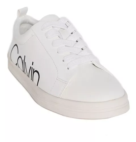 Espere Seguid así Defectuoso Tenis Calvin Klein Mujer Blancos 100% Original Nuevo