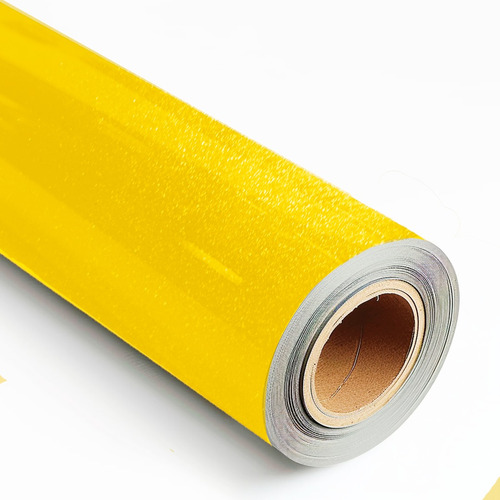 Vinil Automotriz Full Wrap Textura Glitter 1.52x18 Mts Color Glitter Glossy Sunflower Yellow