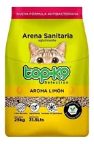 Comprar Arena Sanitaria Aglutinante Top-k9 Limon 25kg x 25kg de peso neto y 25kg de peso por unidad