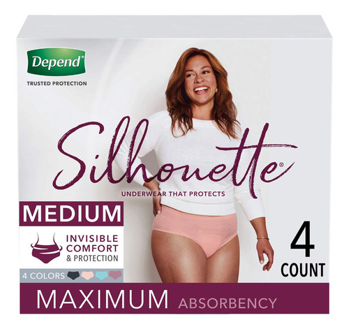 Depend Silhouette - Ropa Interior Para Incontinencia Y Pospa