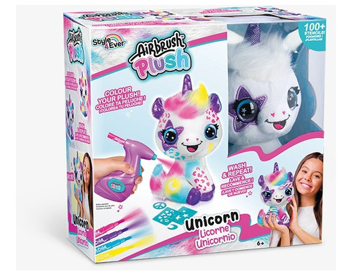 Peluche Unicornio Airbrush P/pintar Aerografo Sharif Express