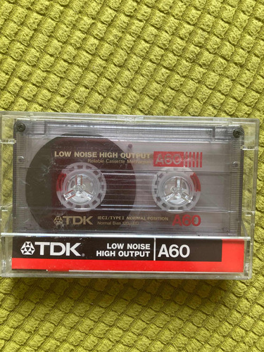 Cassette Virgen Tdk 60 En Perfecto Estado (tengo 500 Casets)