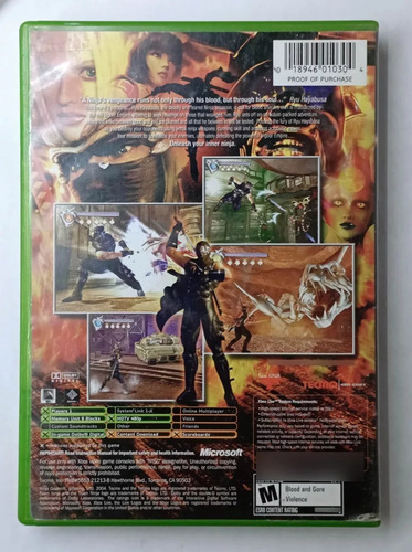 Ninja Gaiden (2004) Xbox Retromx (Usado)