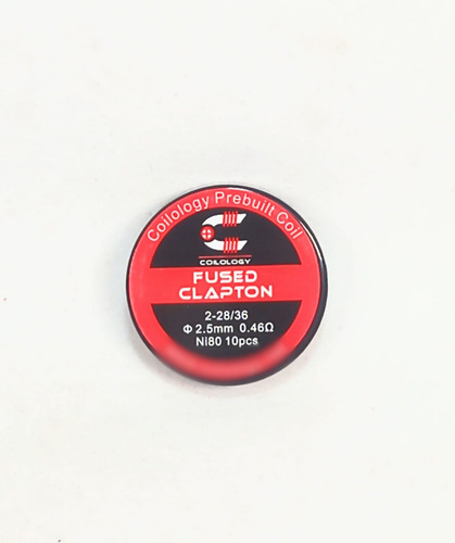 10 Resistencias Ni80 2.5mm .46ohm Coilolo Fused Clapton Rda
