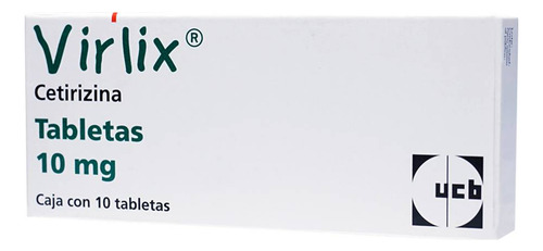 Virlix Tabletas 10 Mg, 10 Tabletas