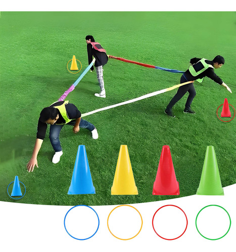 Set De Juego Con Anillos Elásticos Para Lanzar Cuerdas Para
