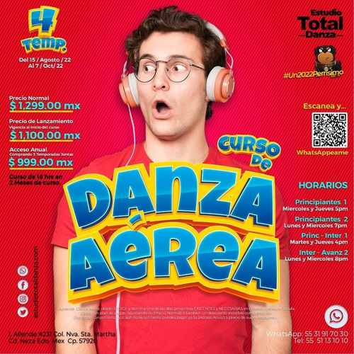 Curso Danza Aerea