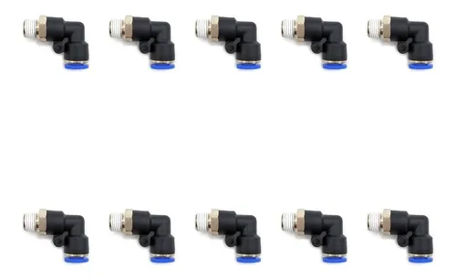 comprar 10 Pz De Conector\u002Fracor Rápido Neumático Codo 1\u002F8 Npt X 1\u002F4