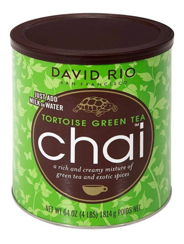 Té Verde Green Tea Con Especias David Rio Chai 1.8 Kg