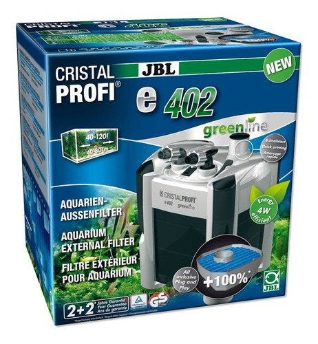 Filtro de bote Jbl E402, para acuarios de 40 a 120 L, E-402