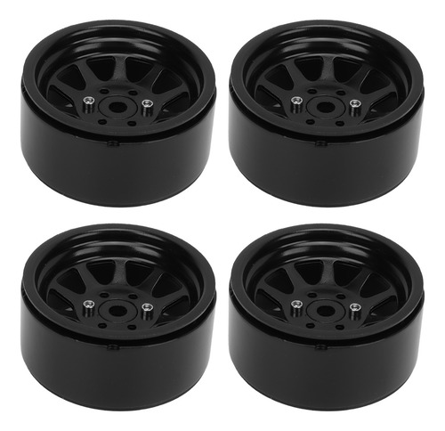 Rc Crawler Car Wheel Hub 4pcs Rim Set Zinc Alloy Steel