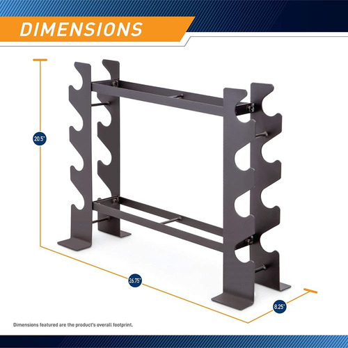 Imagen 3 de 5 de Rack Compacto Para Mancuernas Marcy Dbr-56