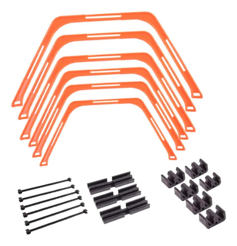 Aros De Agilidad En Forma De Hexágono Para Mejorar Naranja