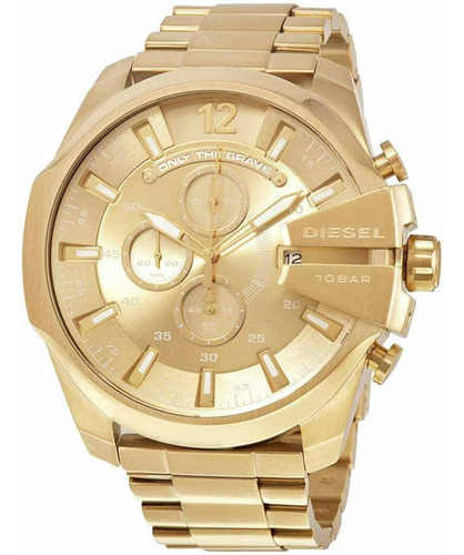 Reloj Diesel Mega Chief Dz4360 En Stock Original Garantía