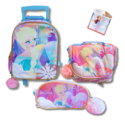 Pack Mochila Oficio Frozen (incluye Lonchera Y Cartuchera)