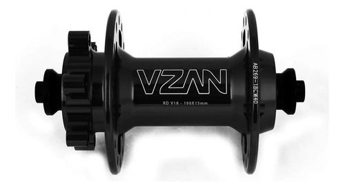 Cubo Dianteiro Road Vzan Disc V18 24 Raios 9/12/15x100mm