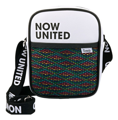 Bolsa Infantil Tweenie Now United 580.093 Cor Branco Desenho do tecido Liso