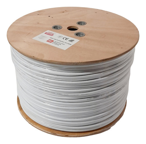 Cable Coaxial Rg6 De 305 Mts Para Cctv