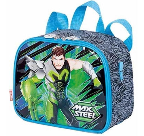 Lancheira Térmica Escolar Infantil Max Steel 18y Sestini