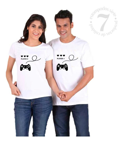 Par De Poleras Pololos/novios/enamorados Control Players