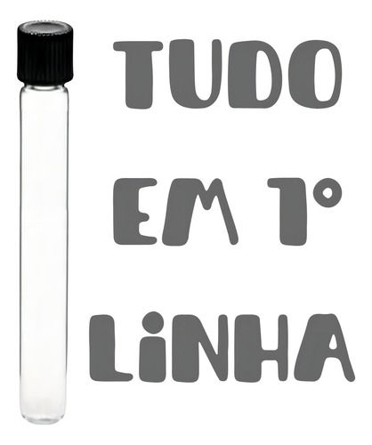 Kit C/ 10 Tubos De Ensaio Com Tampa Rosqueável 25x200mm 75ml
