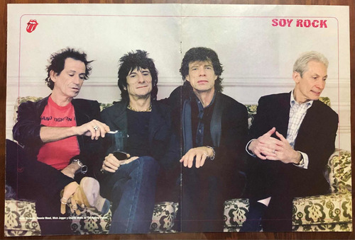 Póster Rolling Stones 41 X 28 De Colección Belleza Total!