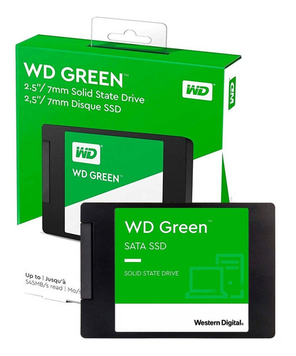 Imagen 5 de 6 de Disco sólido interno Western Digital WD Green WDS240G3G0A 240GB verde