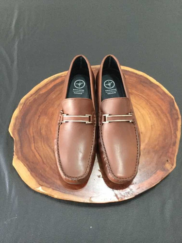 Zapato Mocasín Con Adorno Metálico Sarape,  Caballero 7714