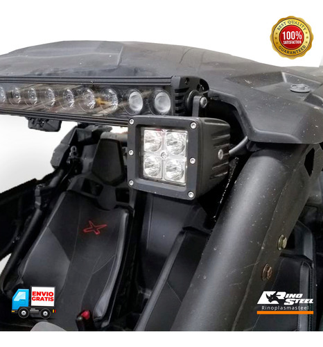 Bracket Barra Led Spot Led Can Am Maverick X3 2017-2023