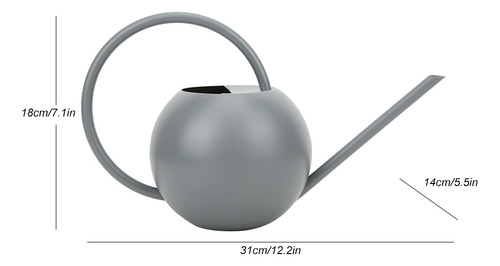 1l Stainless Steel Watering Can Long Spout