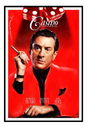 Cuadro Poster Premium 33x48cm Casino Martin Scorsese