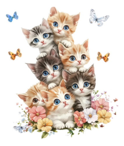 Pegatinas De Pared De Gatito Calcomanías De Pared De Gato