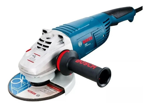 Imagen 1 de 2 de Amoladora angular Bosch Professional GWS 26-180 de 50 Hz/60 Hz azul 2600 W 220 V + accesorio