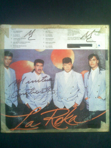 Lp. Rokabanda. La Roka.. 1993. Merengue. Vinilo. Acetato. (Usado)