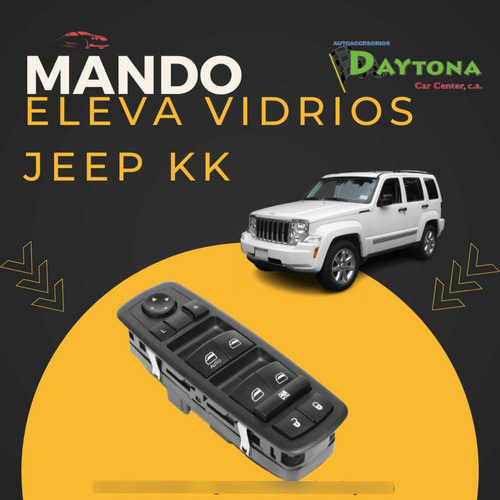 Mando Control Elevavidrios Jeep Cherokee Kk Años 2008-2014