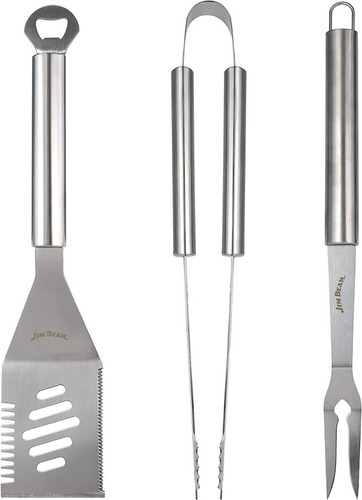 Set Parrillero 3 Utensilios Jim Beam