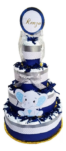 Torta De Pañales Baby Shower 