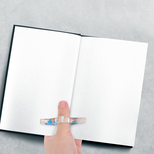 Anillo De Lectura Con Forma De Flor Seca Para Prensar Libros
