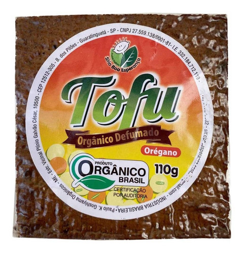 Tofu Defumado Com Orégano 110g Orgânico Certificado