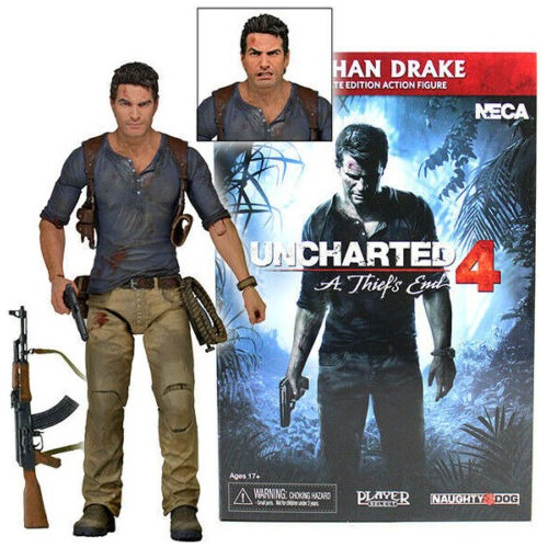Uncharted 4 A Thiefs End Nathan Drake Figura Juguete Modelo 