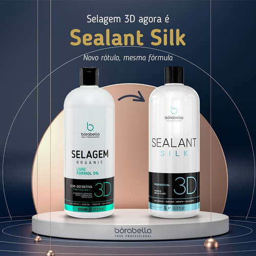 Borabella Selagem Semi Definitiva 3d Sem Formol - 350ml