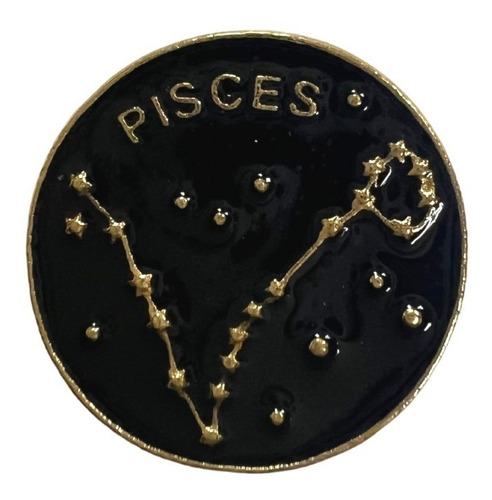 Pin Broche Constelación Zodiaco Piscis Xz6184 