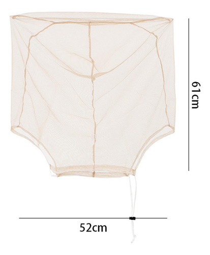 Red De Malla Para La Cara, Cómodo Traje De Abeja Para Caqui