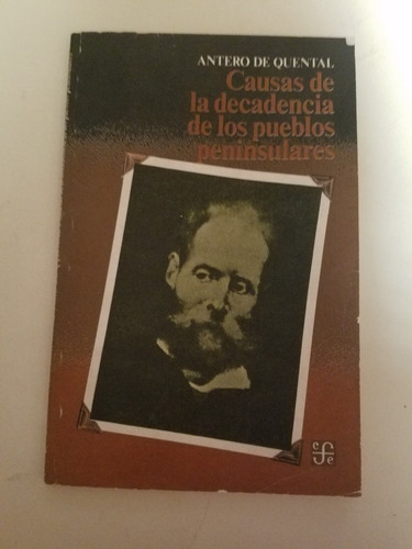 Causas De La Decadencia De Los Pueblos Peninsulares- Ante