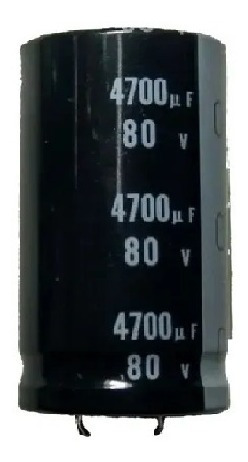 Filtro Capacitor Electrolitico 4700uf, 4700mf, 80v, 105c°