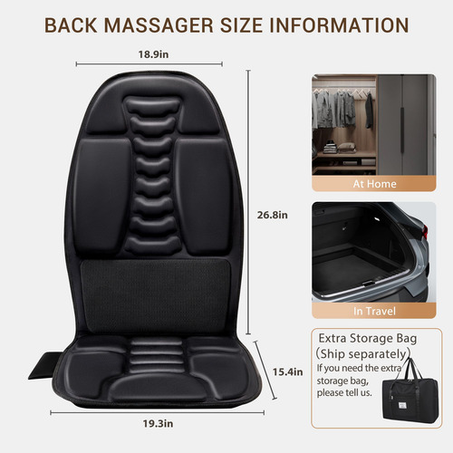 Cojín De Masaje De Espalda Relax 3000 Con Vibración